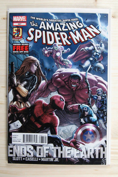 The Amazing Spider-Man #687 – Marvel (2012) 9.4 NM Ends of the Earth