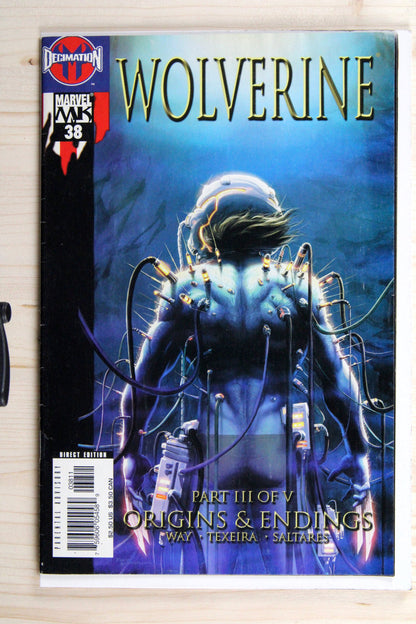 Wolverine #38 – Marvel (1991) 8.0 VF Marc Silvestri art