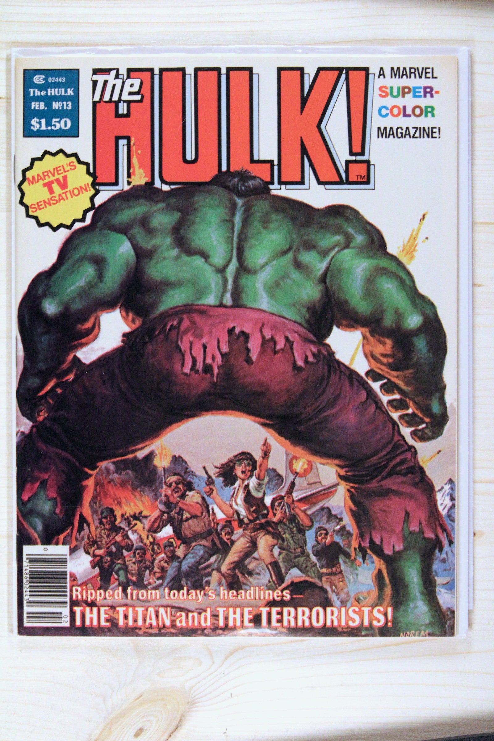 Hulk #13 – Marvel (2015) 9.4 NM The Ω Hulk | Marvel Super-Color Magazine format (oversized magazine edition)