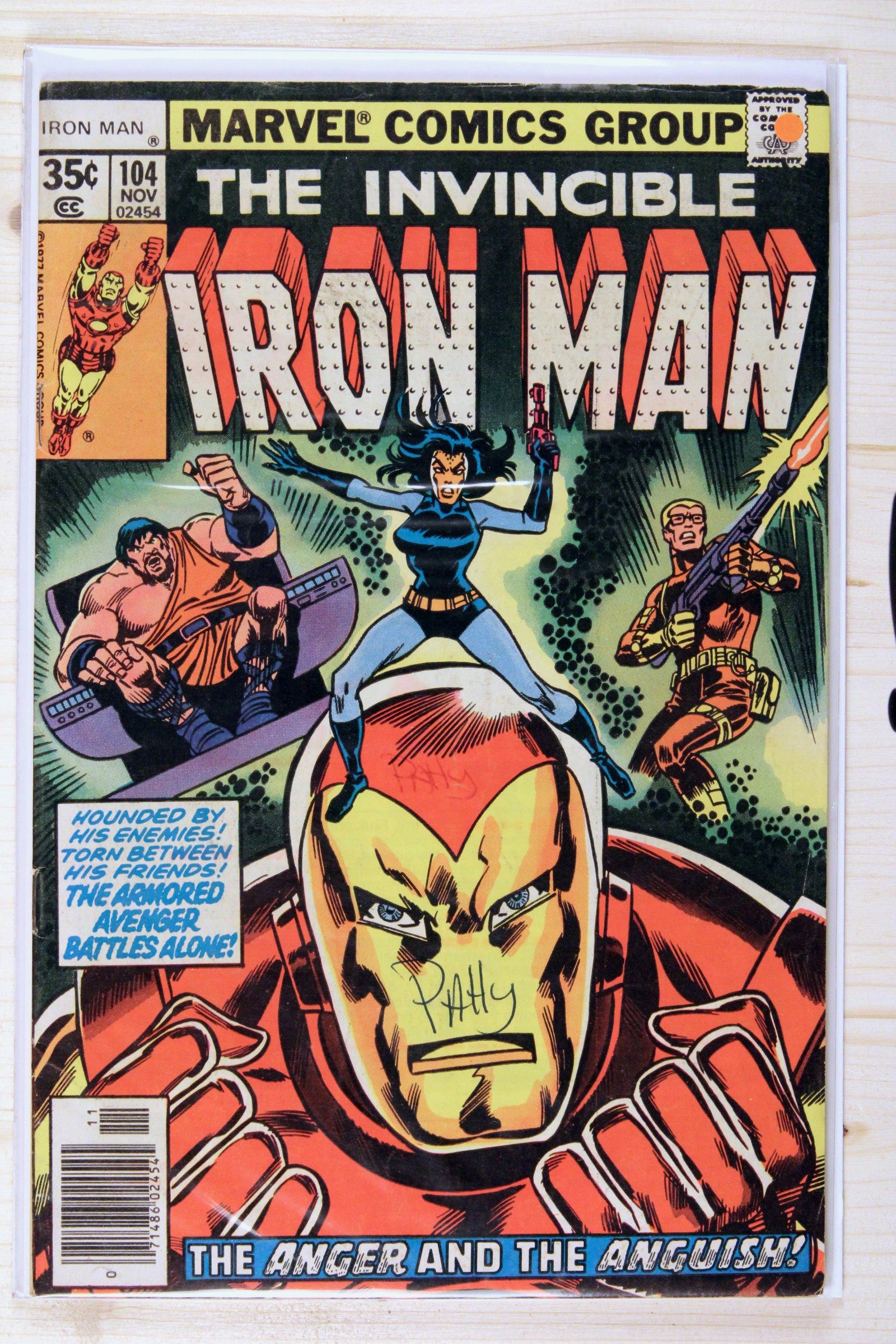The Invincible Iron Man #104 – Marvel (1977) 6.5 FN+ Newsstand Edition
