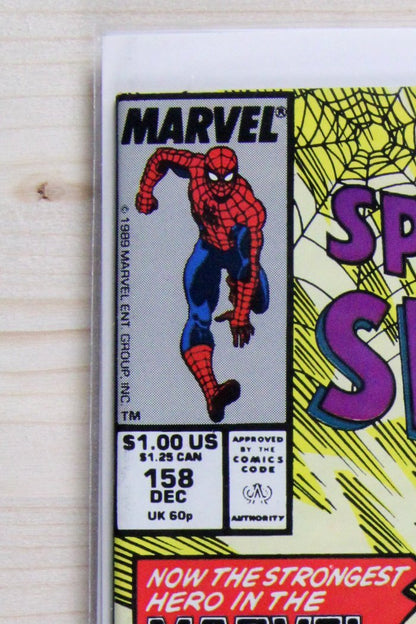 The Spectacular Spider-Man #158 – Marvel (1989) 9.0 VF/NM "Avengers" Acts of Vengeance