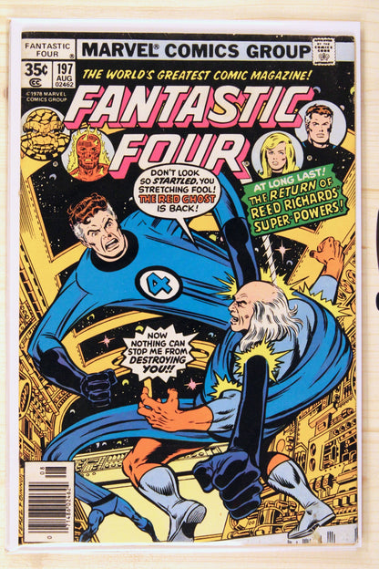 Fantastic Four #197 – Marvel (1978) 7.0 FN/VF Joe Sinnott | Newsstand Edition