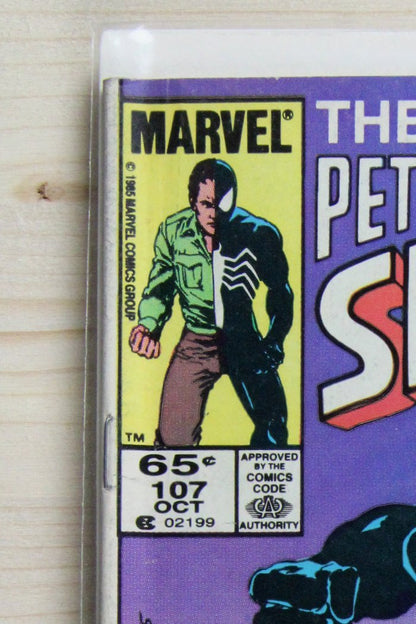 The Spectacular Spider-Man #107 – Marvel (1985) 7.0 FN/VF Newsstand