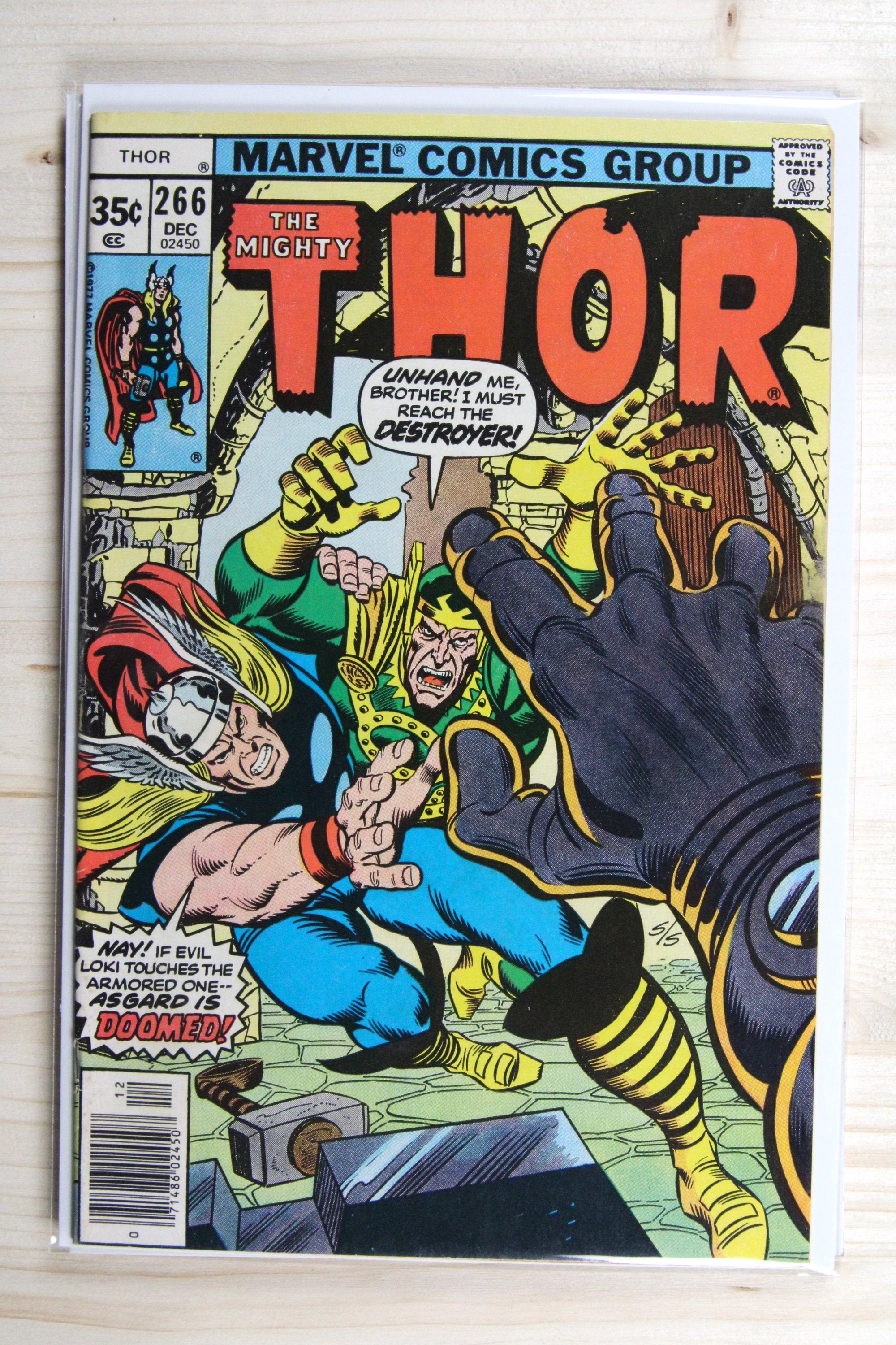 Thor #266 – Marvel (1977) 8.0 VF The Quest for Odin | Joe Sinnott cover