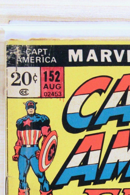 Captain America #152 – Marvel (1972) 3.5 VG- Stan Lee