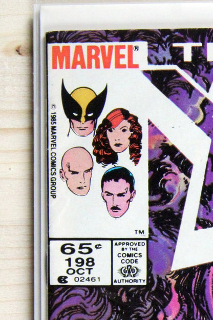 The Uncanny X-Men #198 – Marvel (1985) 9.0 VF/NM Chris Claremont story | Newsstand