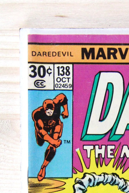 Daredevil #138 – Marvel (1976) 6.5 FN+ John Byrne art
