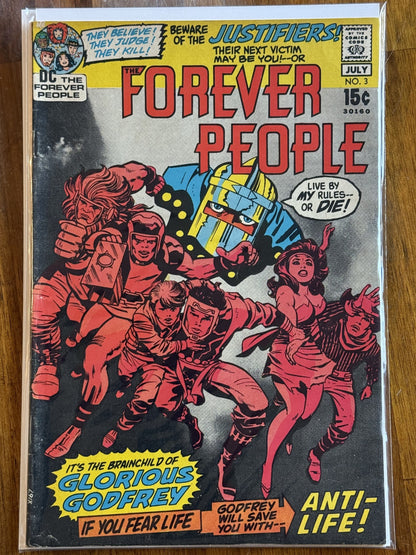 The Forever People #1-11 – DC (1971) Full Series VF Average