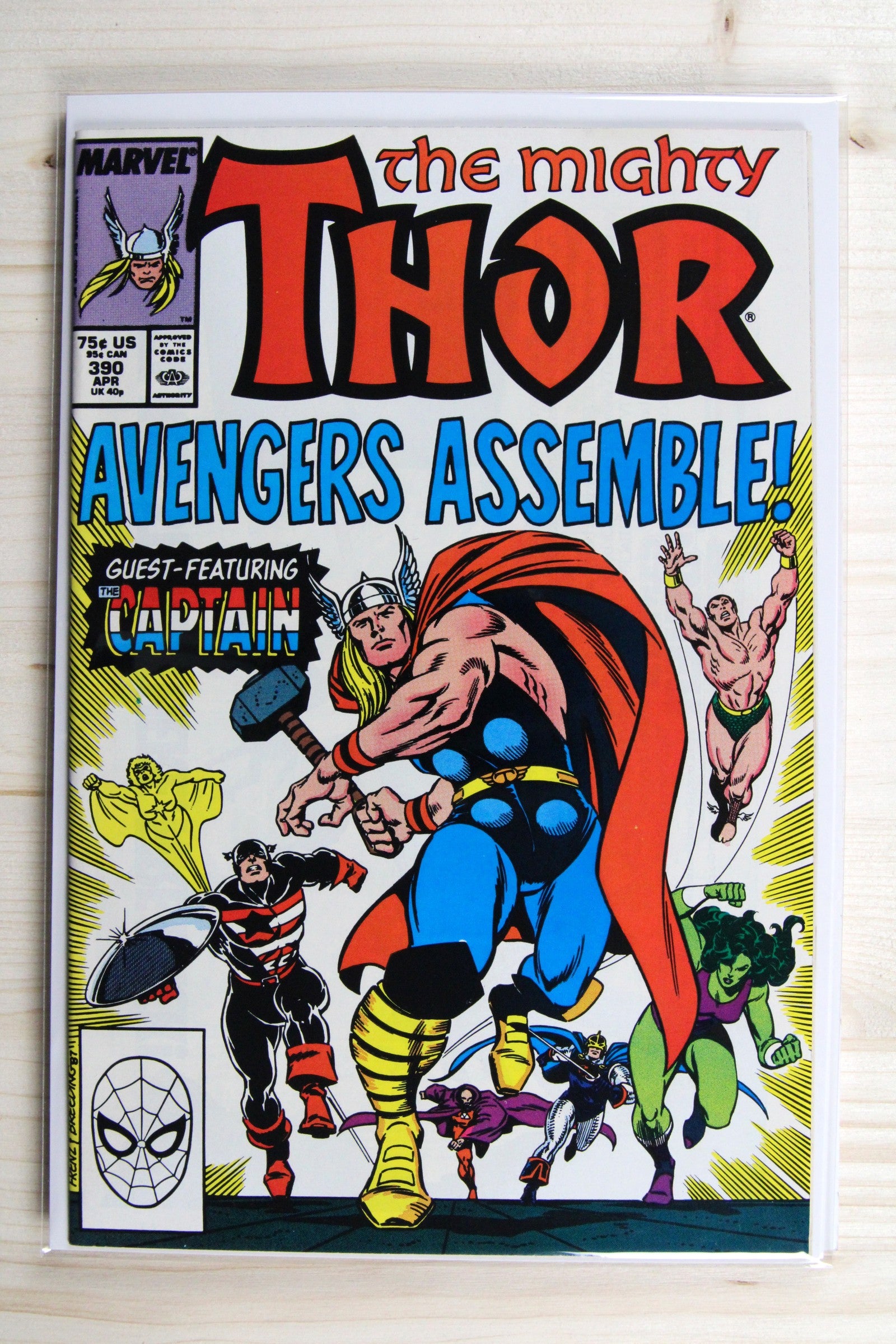 Thor #390 – Marvel (1988) 9.0 VF/NM War of the Gods | Stan Lee