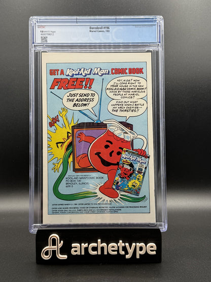 Daredevil #196 – Marvel (1983) CGC 9.8 White Pages