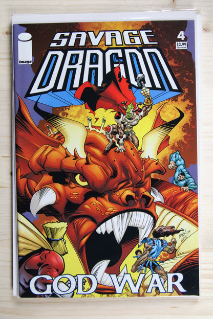 Savage Dragon - God War #1-4 – Image (2004) Full Series NM Average