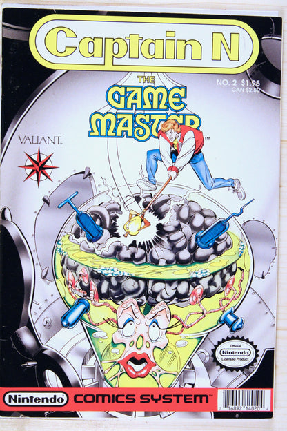 Captain N:  The Game Master #2 – Valiant/Acclaim (1990) 8.5 VF+