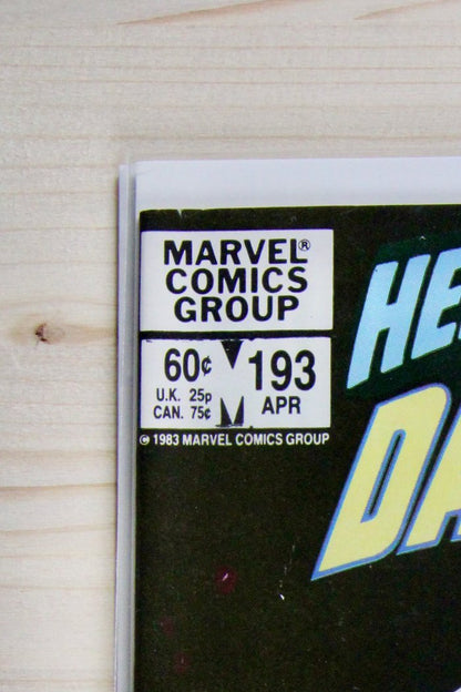 Daredevil #193 – Marvel (1983) 9.4 NM