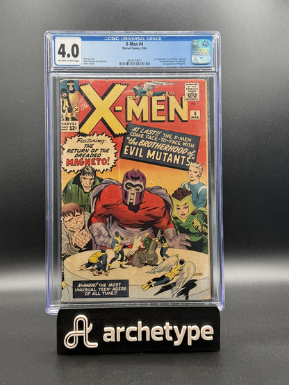 The X-Men #4 – Marvel (1964) CGC 4.0 Off-White to White Pages