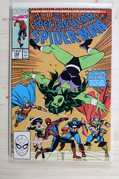 The Spectacular Spider-Man #168 – Marvel (1990) 9.0 VF/NM