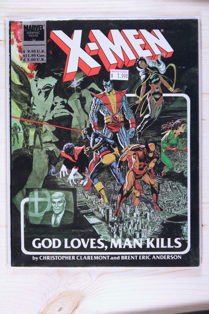Marvel Graphic Novel #5 – Marvel (1982) 9.2 NM- X-Men: God Loves, Man Kills