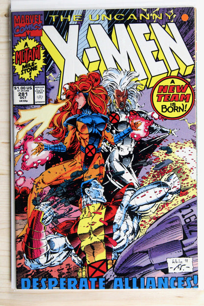 The Uncanny X-Men #281 – Marvel (1991) 9.0 VF/NM Jim Lee story | John Byrne story