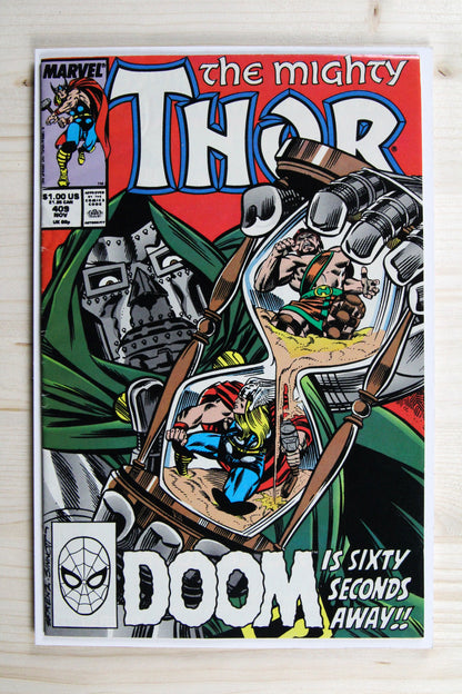 The Mighty Thor #409 – Marvel (1989) 8.0 VF Joe Sinnott