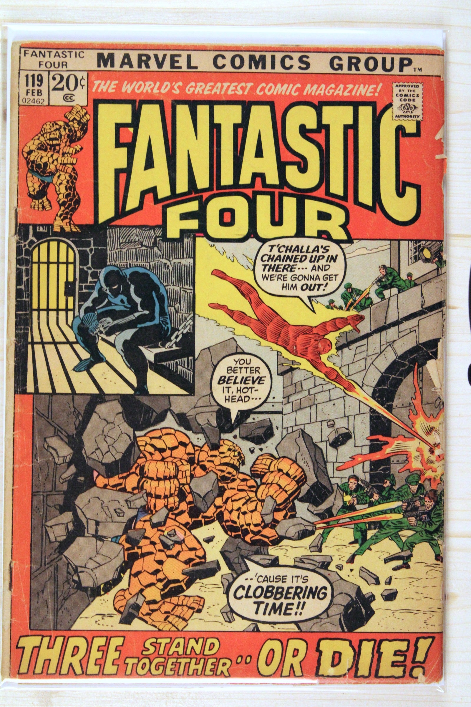 Fantastic Four #119 – Marvel (1972) 3.5 VG- Joe Sinnott cover | Stan Lee