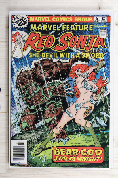 Marvel Feature: Red Sonja #5 – Marvel Comics (1976) 8.0 VF