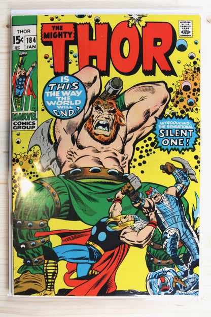 Thor #184 – Marvel (1971) 7.5 VF- Joe Sinnott | Stan Lee story