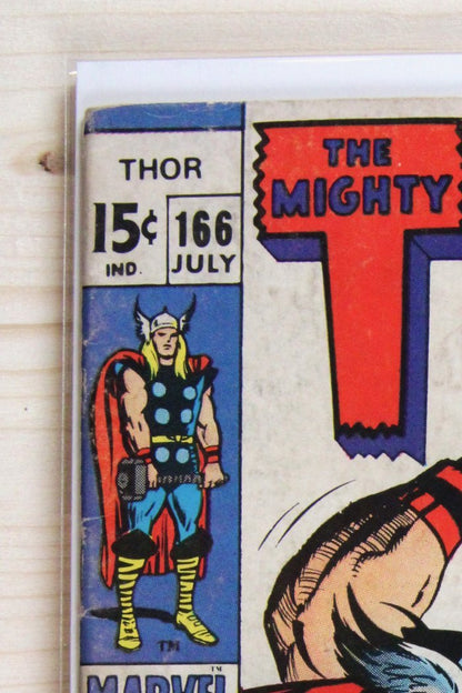 Thor #166 – Marvel (1969) 4.0 VG Jack Kirby art | Stan Lee story