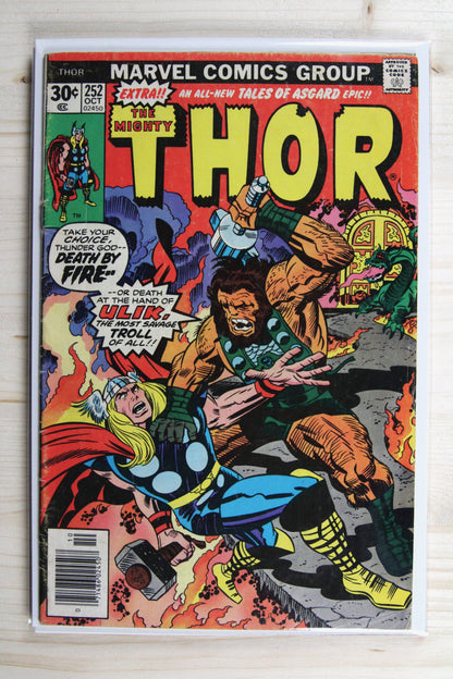 Thor #252 – Marvel (1976) 6.0 FN If Asgard Should Perish | Jack Kirby art