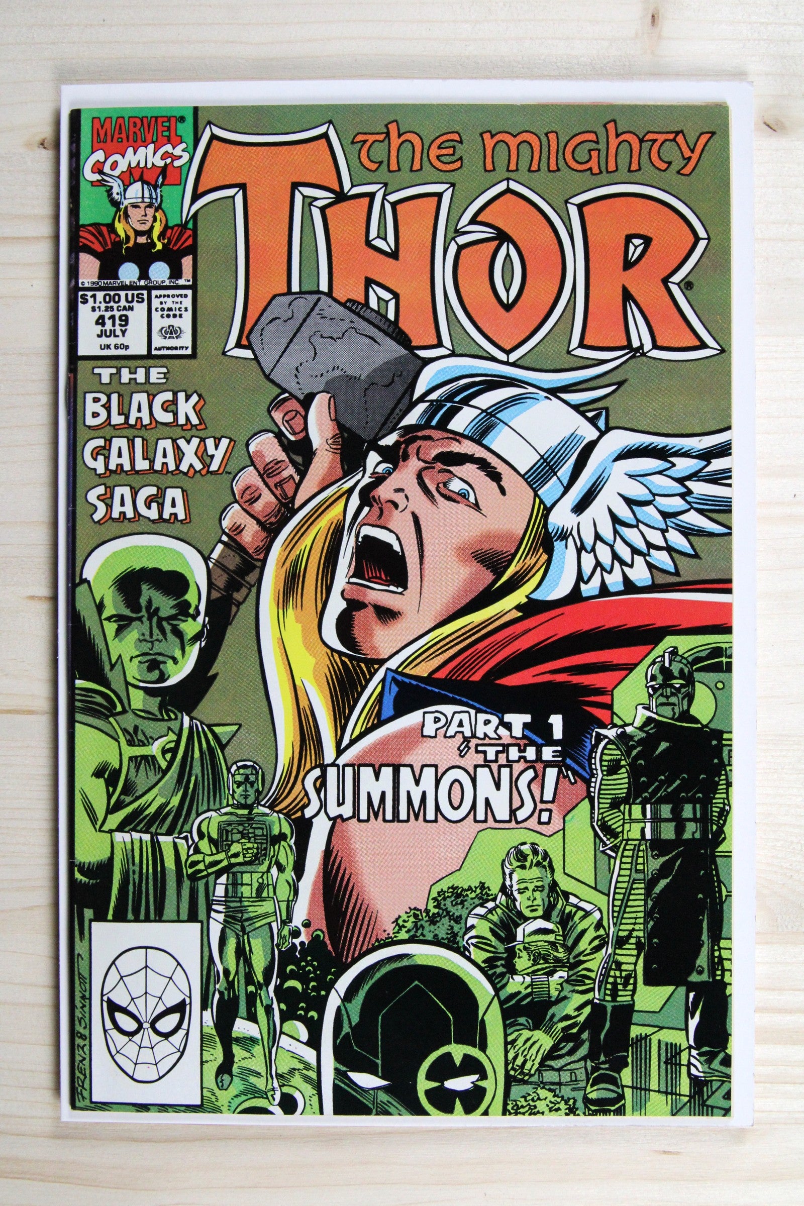 The Mighty Thor #419 – Marvel (1990) 9.0 VF/NM Joe Sinnott