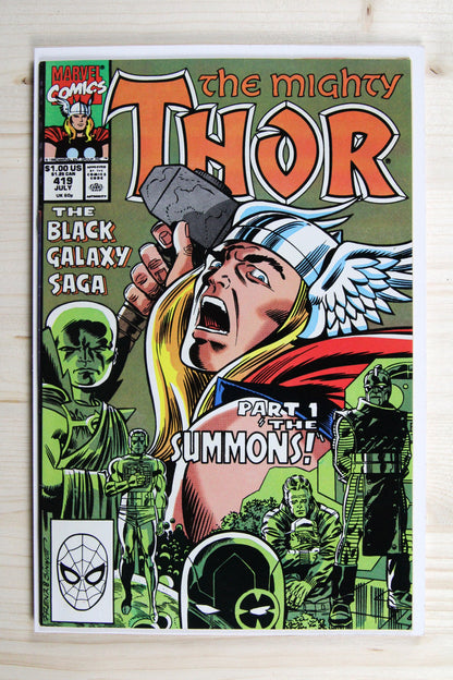 The Mighty Thor #419 – Marvel (1990) 9.0 VF/NM Joe Sinnott