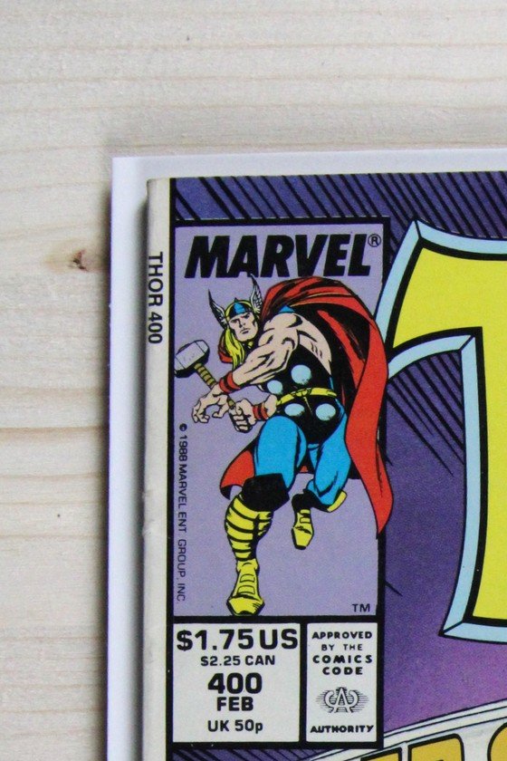 Thor #400 – Marvel (1989) 8.5 VF+ War of the Gods | Joe Sinnott | Super-sized 400th Issue