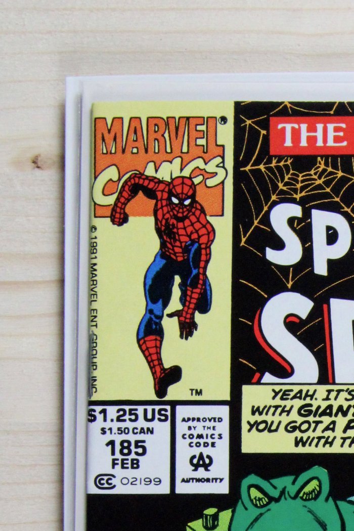 The Spectacular Spider-Man #185 – Marvel (1992) 9.2 NM- Newsstand