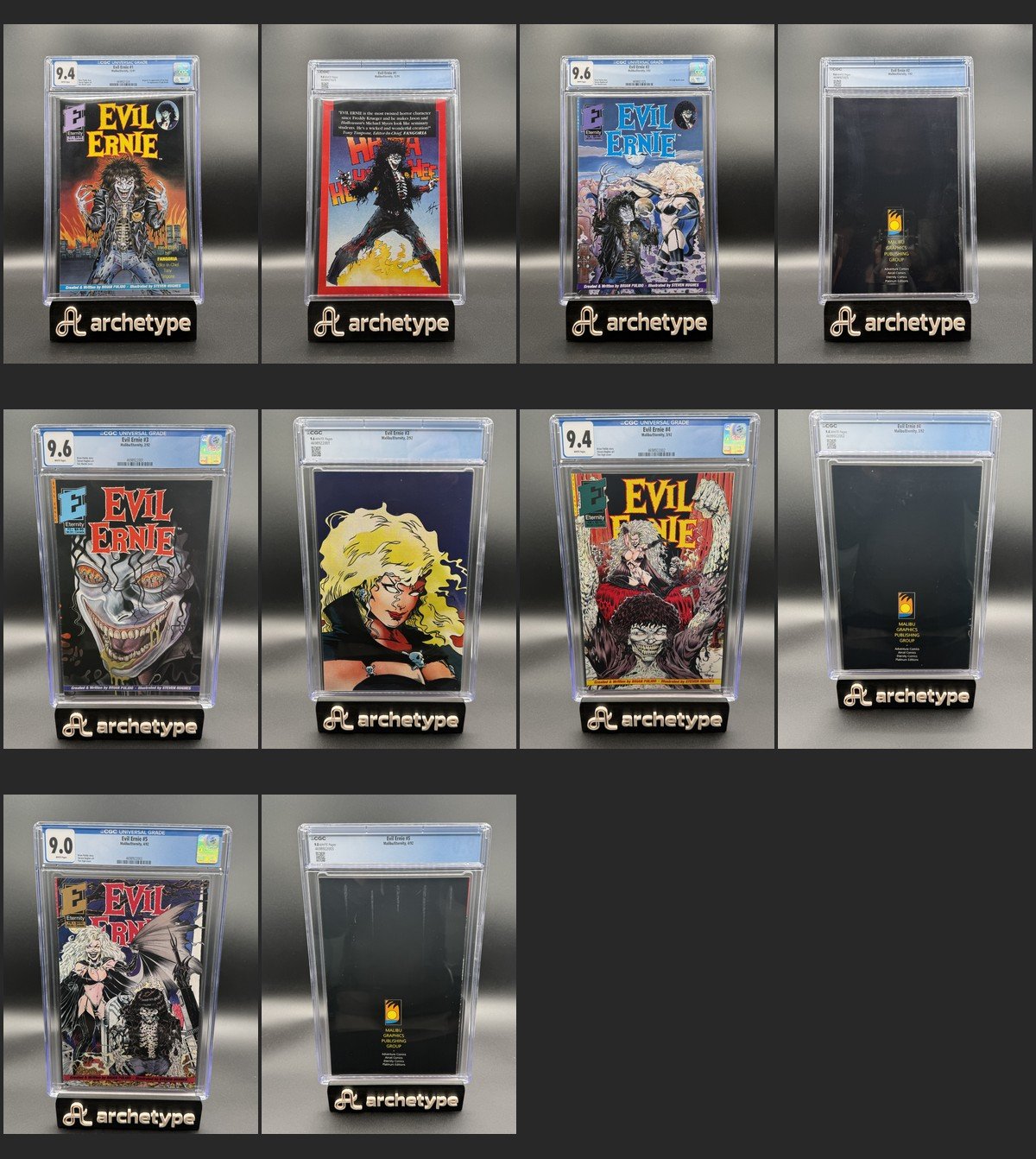 Evil Ernie #1-5 – Eternity (1991) (5 Issues) Full Series CGC Graded Lot