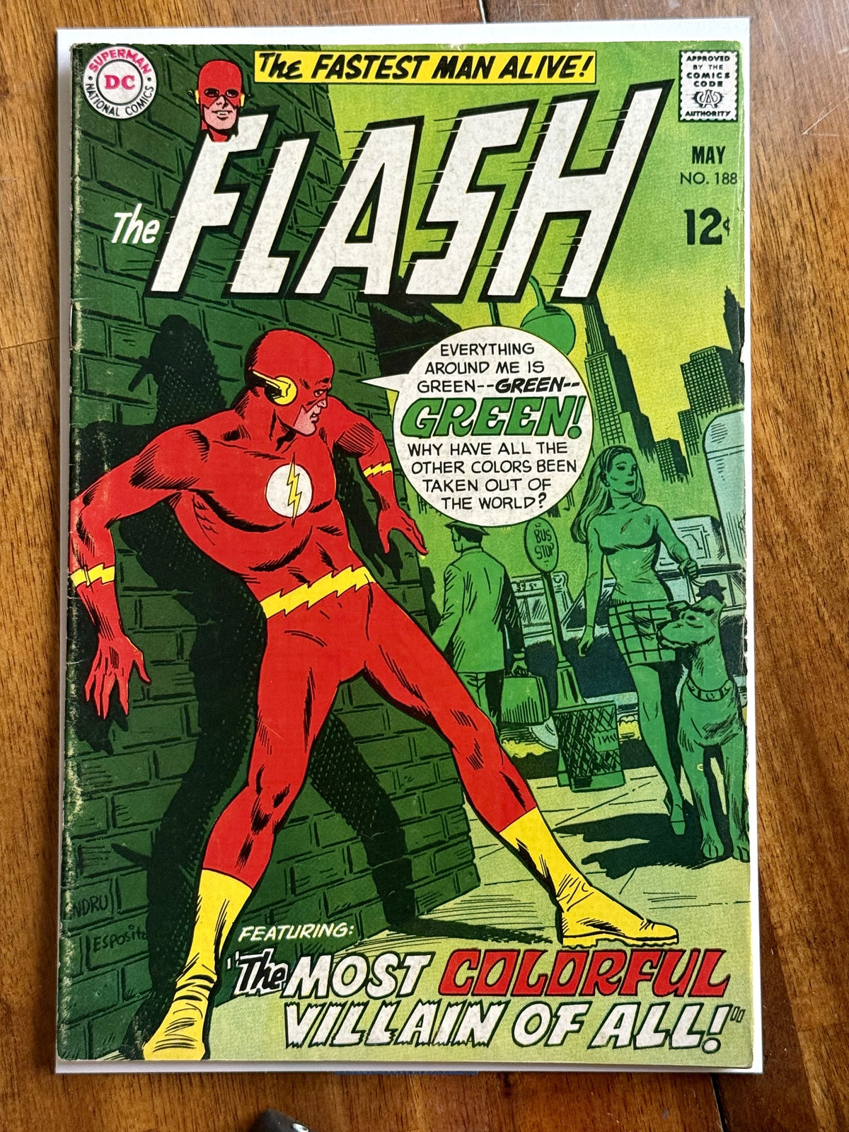 The Flash #188 – DC Comics (1969) 4.5 VG+