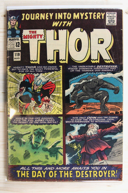 Journey into Mystery #119 – Marvel (1965) 4.5 VG+ Jack Kirby art | Stan Lee story