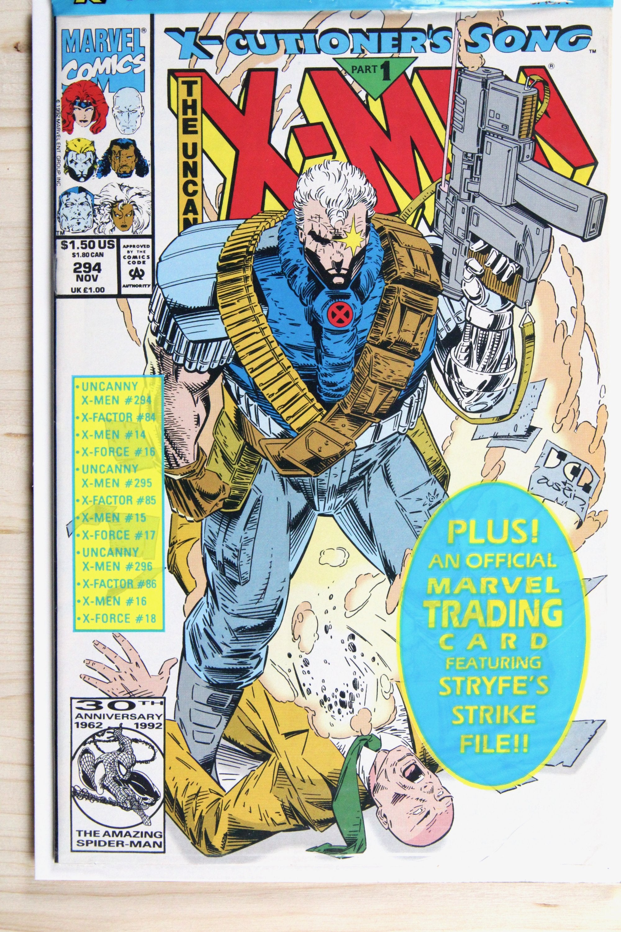 The Uncanny X-Men #294 – Marvel (1992) 9.0 VF/NM X-Cutioner's Song | Terry Austin cover