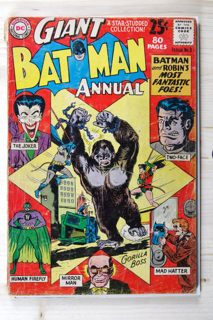 Batman Annual #3 – DC (1962) 3.0 GD/VG