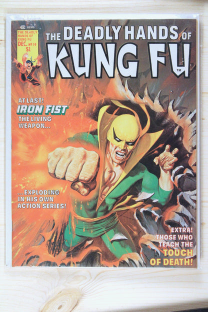 The Deadly Hands of Kung Fu #19 – Curtis Magazines (Marvel) (1975) 9.4 NM Chris Claremont story