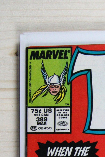 Thor #389 – Marvel (1988) 9.0 VF/NM Alone Against the Celestials