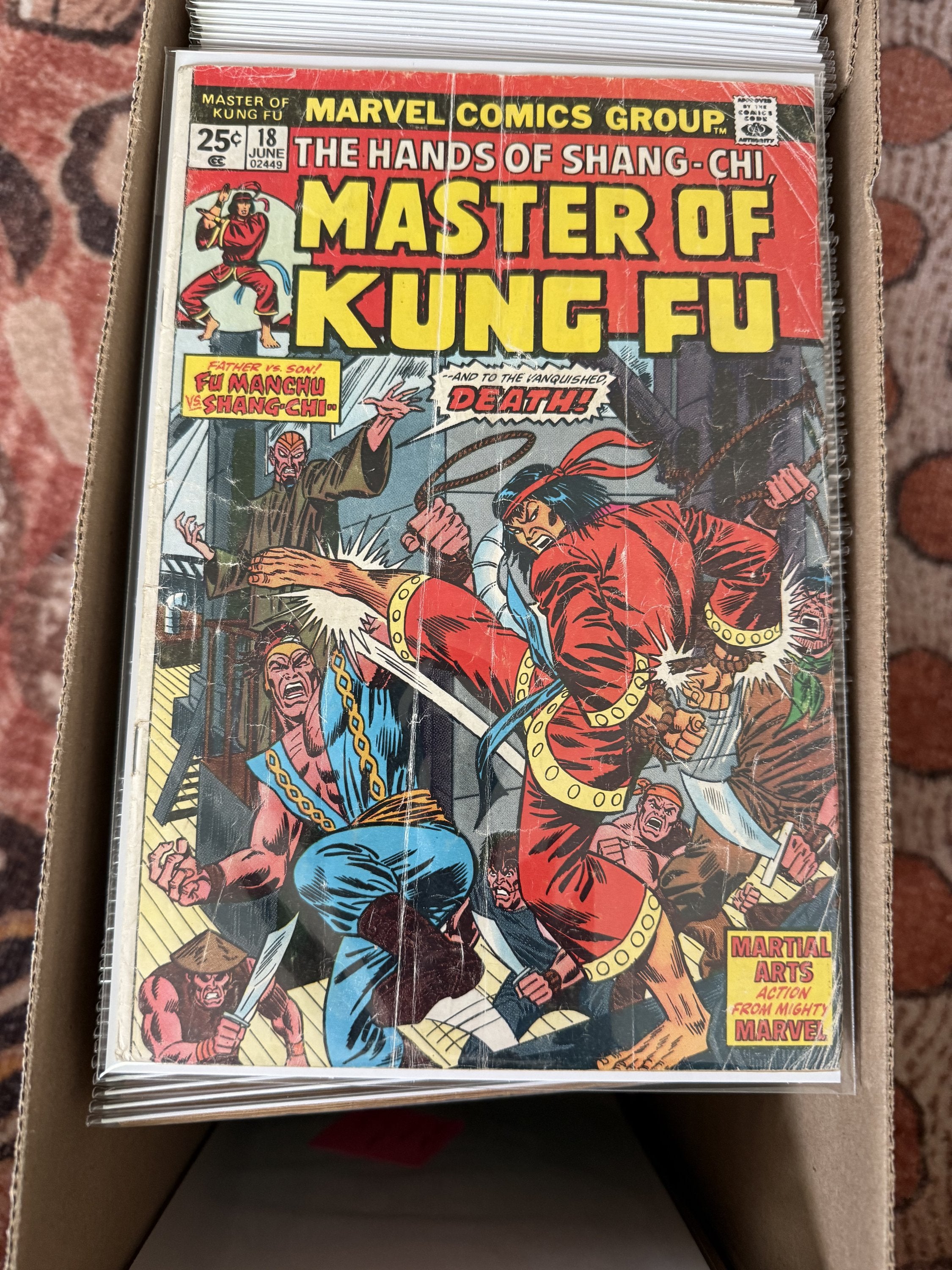 Shang-Chi, Master of Kung Fu #17-125 + King Sized & Annuals – Marvel (1975) (114 Issues)