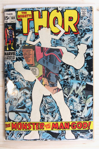 Thor #169 – Marvel (1969) 1.5 FR/GD Jack Kirby art | Stan Lee story