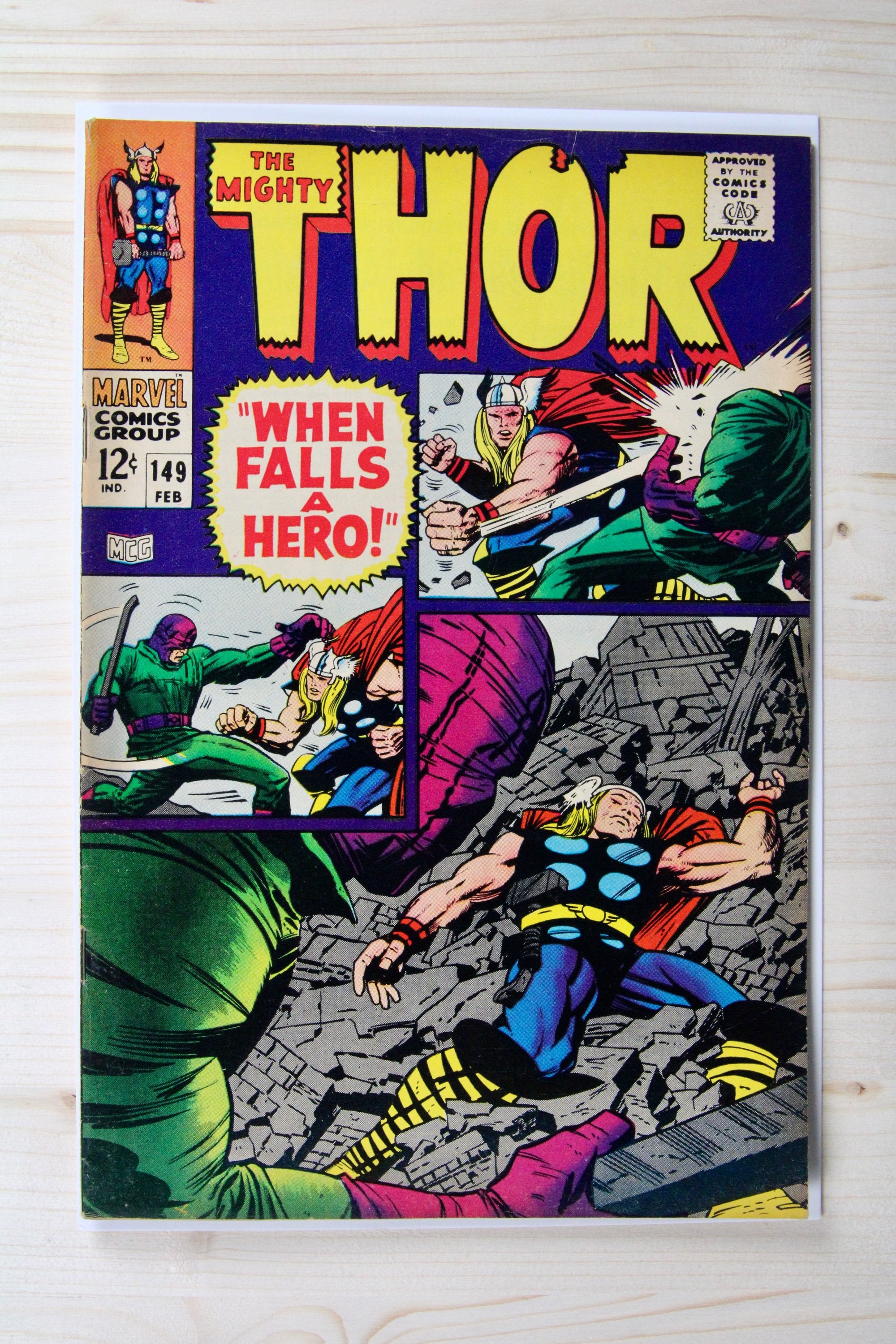The Mighty Thor #149 – Marvel (1968) 7.0 FN/VF Jack Kirby art | Stan Lee story