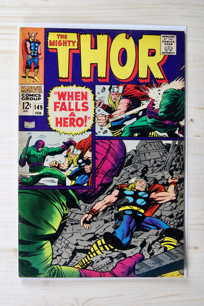 The Mighty Thor #149 – Marvel (1968) 7.0 FN/VF Jack Kirby art | Stan Lee story