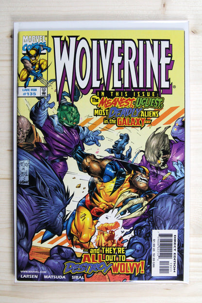 Wolverine #135 – Marvel (1999) 9.2 NM- The Great Escape | Erik Larsen story