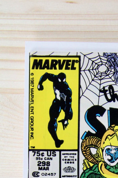 The Amazing Spider-Man #298 – Marvel (1988) "X-Men" Fall of the Mutants | McFarlane art - 7.0 FN/VF Newsstand