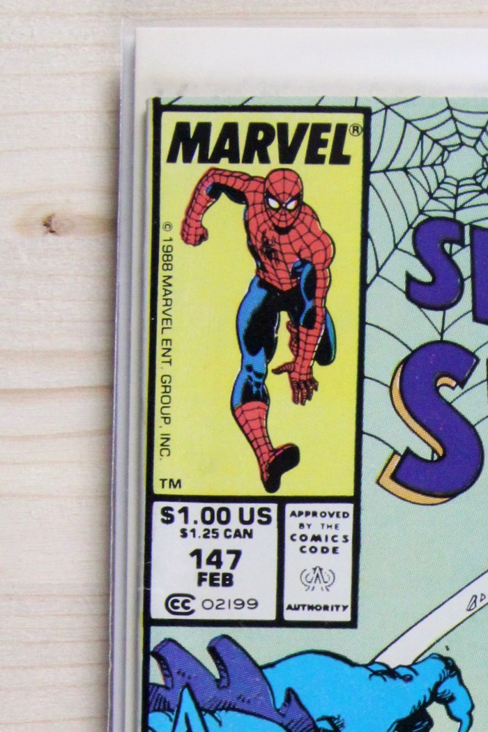 The Spectacular Spider-Man #147 – Marvel (1989) 9.0 VF/NM "X-Men" Inferno | Newsstand