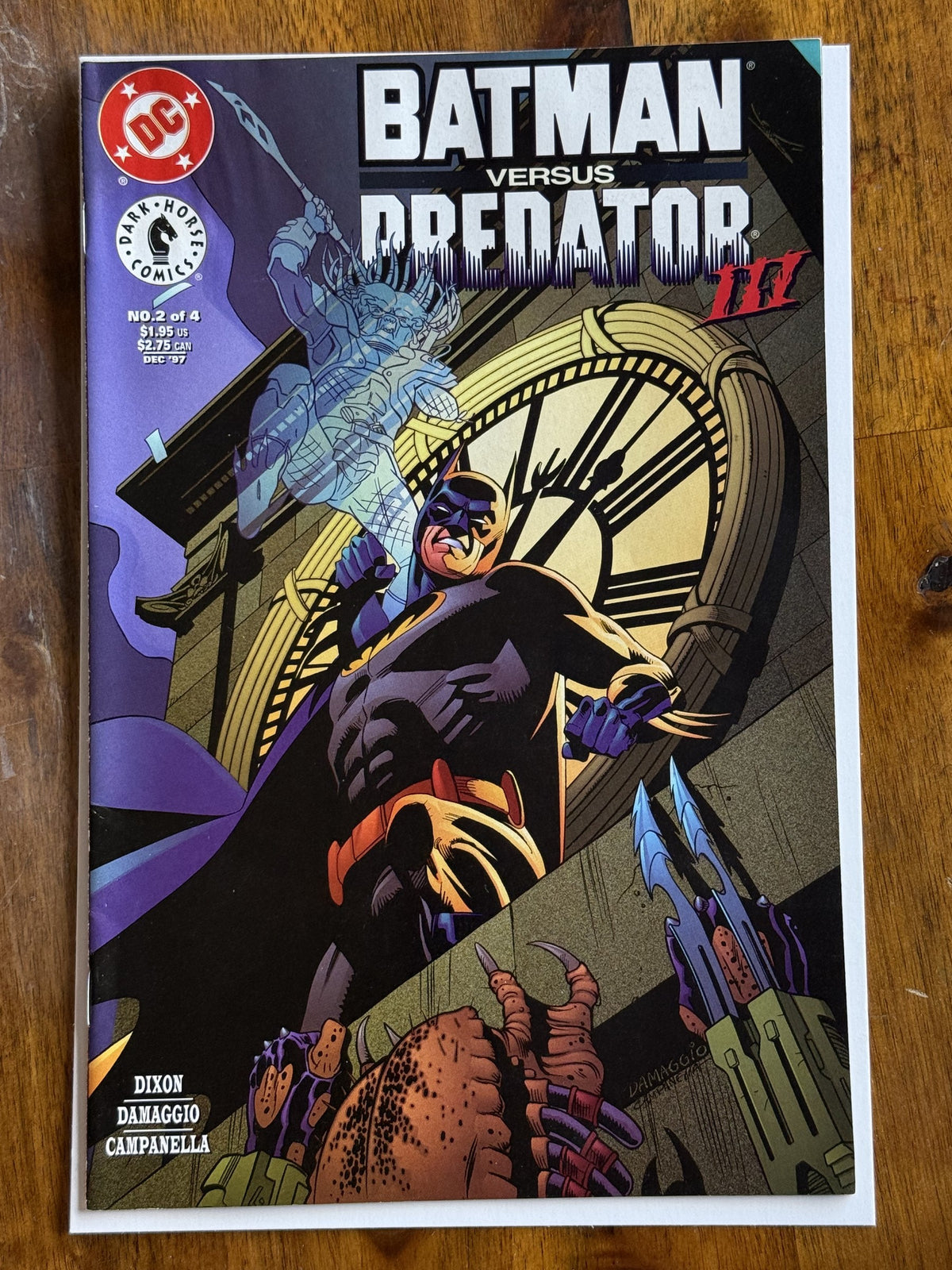 Batman Versus Predator III #2 – DC (1997) 9.0 VF/NM