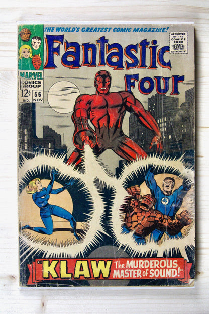 Fantastic Four #56 – Marvel (1966) 2.5 GD+ Jack Kirby art | Joe Sinnott cover