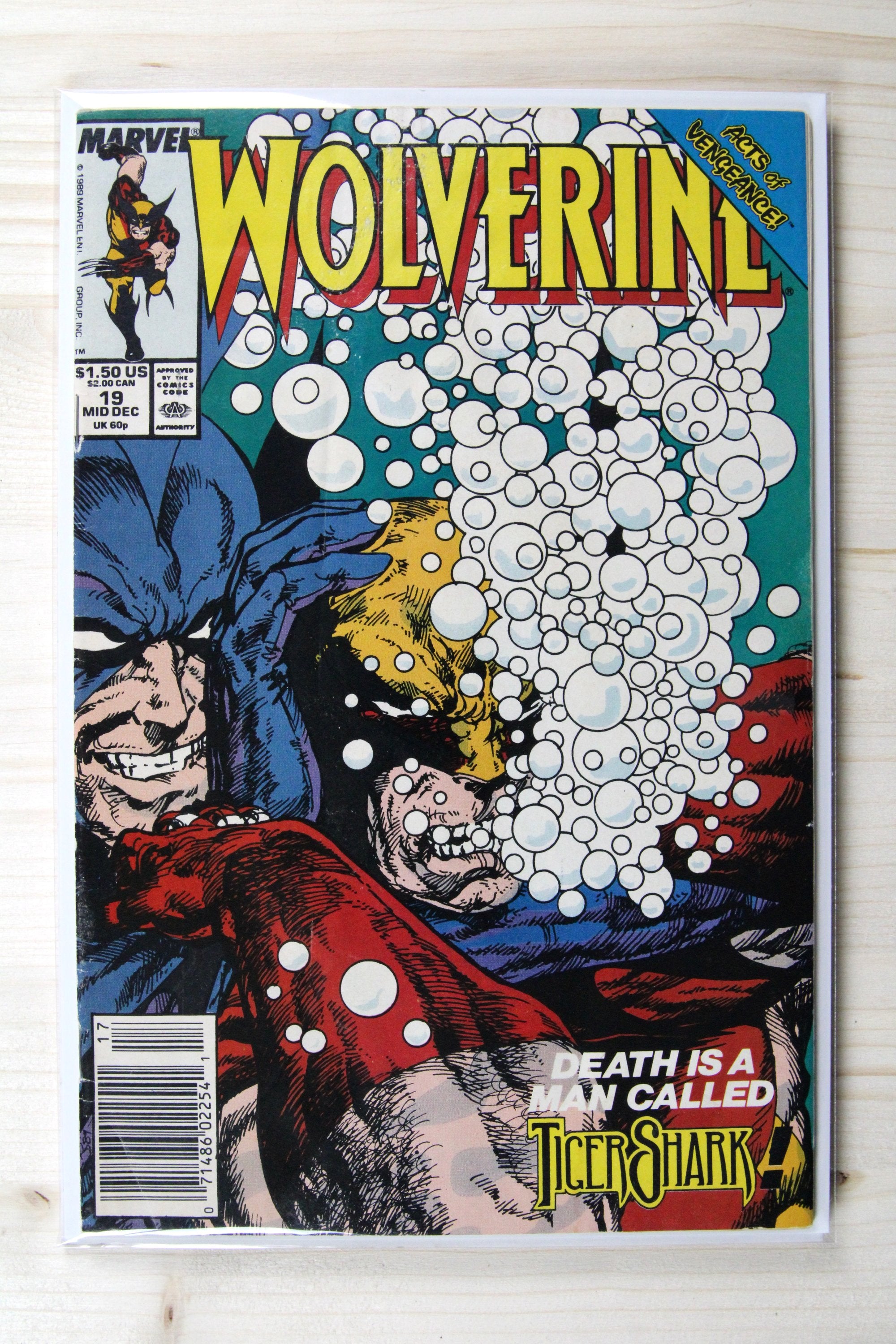 Wolverine #19 – Marvel (1989) 8.0 VF Chris Claremont story