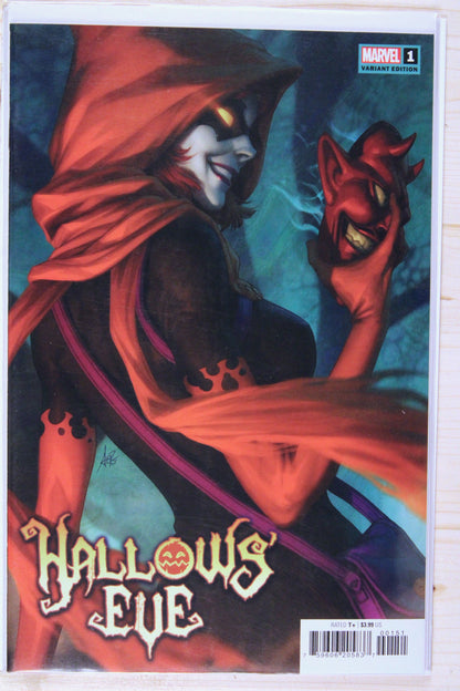 Hallows' Eve #1 – Marvel (2023) 9.6 NM+ Alex Ross cover | Artgerm Variant