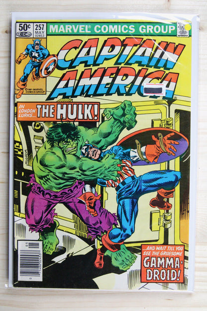 Captain America #257 – Marvel (1981) 8.5 VF+ Newsstand